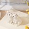 Easter-Decorations Kissing-Bunny-Decor Spring Figurines - Spring Decorations Kissing Rabbit Decor Resin Easter Gift Tabletop Ornament for Farmhouse or Basket Stuffer 4*2.5*3.5 inch Newman House Studio